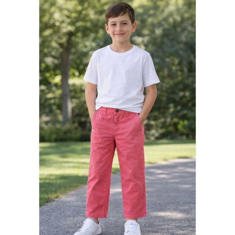 Polo by Ralph Lauren Boys Size 10 Pink/Coral Khakis Suffield Chino Pants